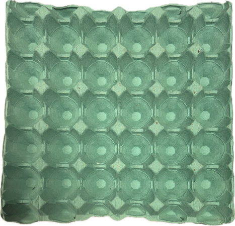 308 x GREEN EGG TRAYS (HOLDS 30 EGGS) SUITABLE FOR MEDIUM TO LARGE CHICKEN EGGS