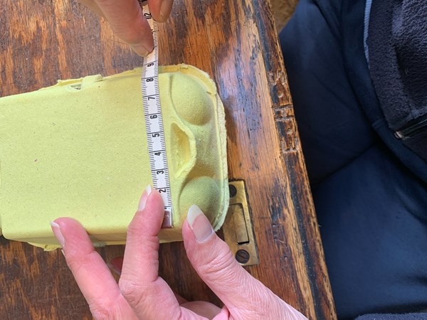 150 X HALF DOZEN FLAT TOP EGG BOXES YELLOW