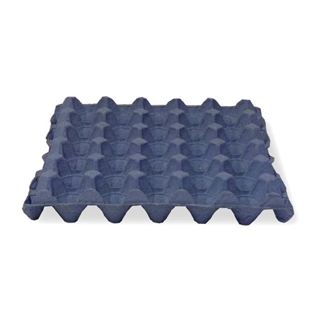 154 X BLUE EGG TRAYS (HOLDS 30 EGGS) SUITABLE FOR MEDIUM TO LARGE CHICKEN EGGS