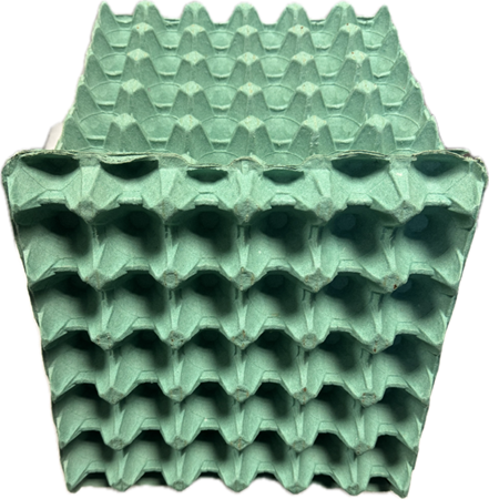 308 x GREEN EGG TRAYS (HOLDS 30 EGGS) SUITABLE FOR MEDIUM TO LARGE CHICKEN EGGS