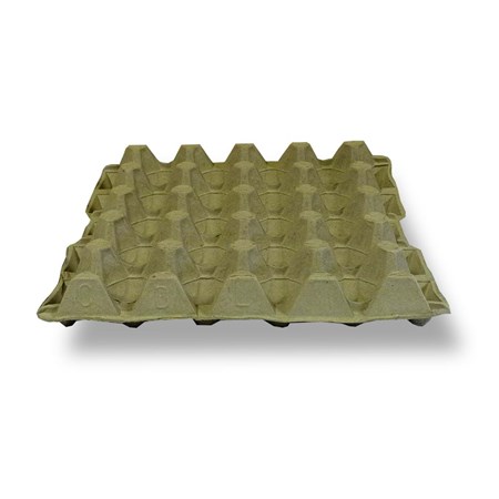 300 X NEW GREY EGG TRAYS FOR EXTRA LARGE EGGS (HOLDS 20 EGGS PER TRAY)