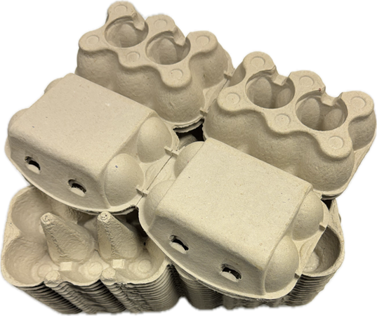 50 X NEW HALF DOZEN QUALITY FLAT TOP EGG BOXES XL EGGS