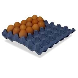 308 X BLUE EGG TRAYS (HOLDS 30 EGGS) SUITABLE FOR MEDIUM TO LARGE CHICKEN EGGS
